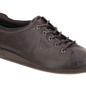Ecco 20650301178 SOFT 2.0 Damen Schn?r-Halbschuh in Braun Mocha - Bequem & Fl...