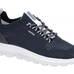 Geox D15NUA SPHERICA Damen Halbschuhe Sneaker blau navy Textil Mesh Synthetik