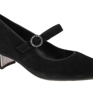 ara 1235829 01 Schwarz Damenschuhe Pumps Spangenpumps Klettverschluss H-Weit
