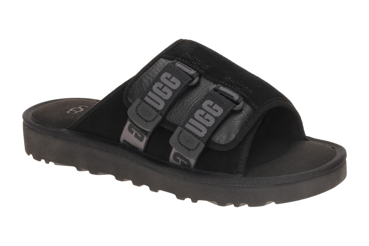 UGG 1142730 BLK Herren Pantoletten schwarz sportlich flexibel Klettverschluss 1 UGG 1142730 BLK Herren Pantoletten schwarz sportlich flexibel Klettverschluss
