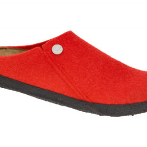Birkenstock 1025014 ZERMATT RIVET SPLIT Clogs - Active Red Textil-Filz Haussc...