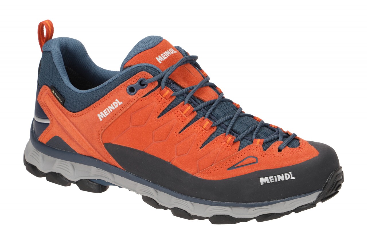 Meindl 3966 24 Lite Trail GTX Herrenschuhe orange/blau/schwarz - wasserdicht 1 Meindl 3966 24 Lite Trail GTX Herrenschuhe orange/blau/schwarz - wasserdicht