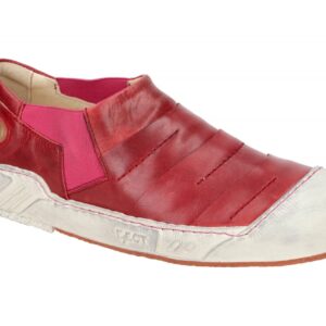 Eject 12361.001 Puzzle Damen Slipper rot Echtleder Gummisohle heraunhemmbare ...