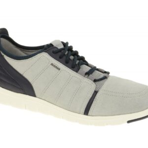 Geox U620DA XUNDAY 2FIT a Herrenschuhe ice/navy Velourleder/Mesh atmungsaktiv