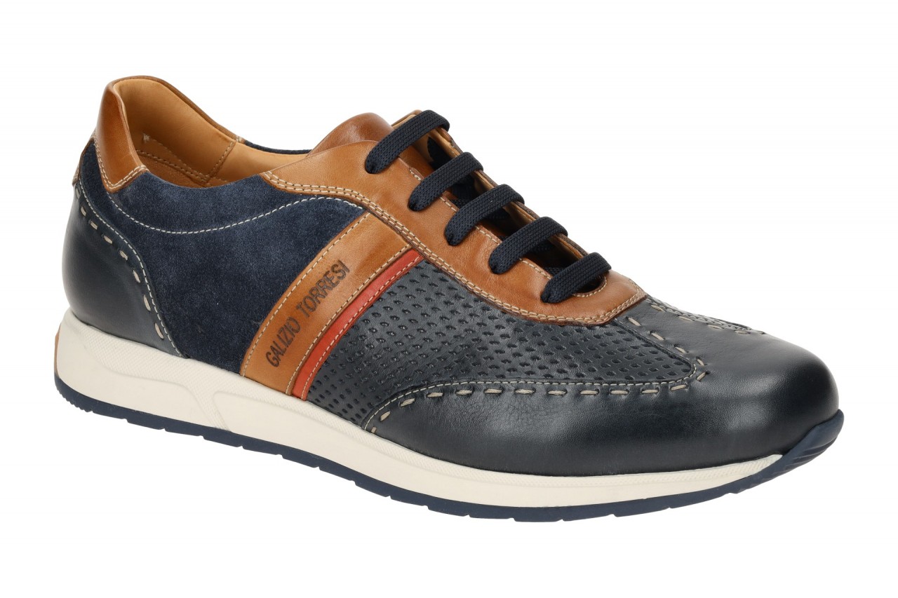 Galizio Torresi 419610 Blu / Jeans Herren Sneaker Echtleder Laufsohle Gummi e... 1 Galizio Torresi 419610 Blu / Jeans Herren Sneaker Echtleder Laufsohle Gummi e...