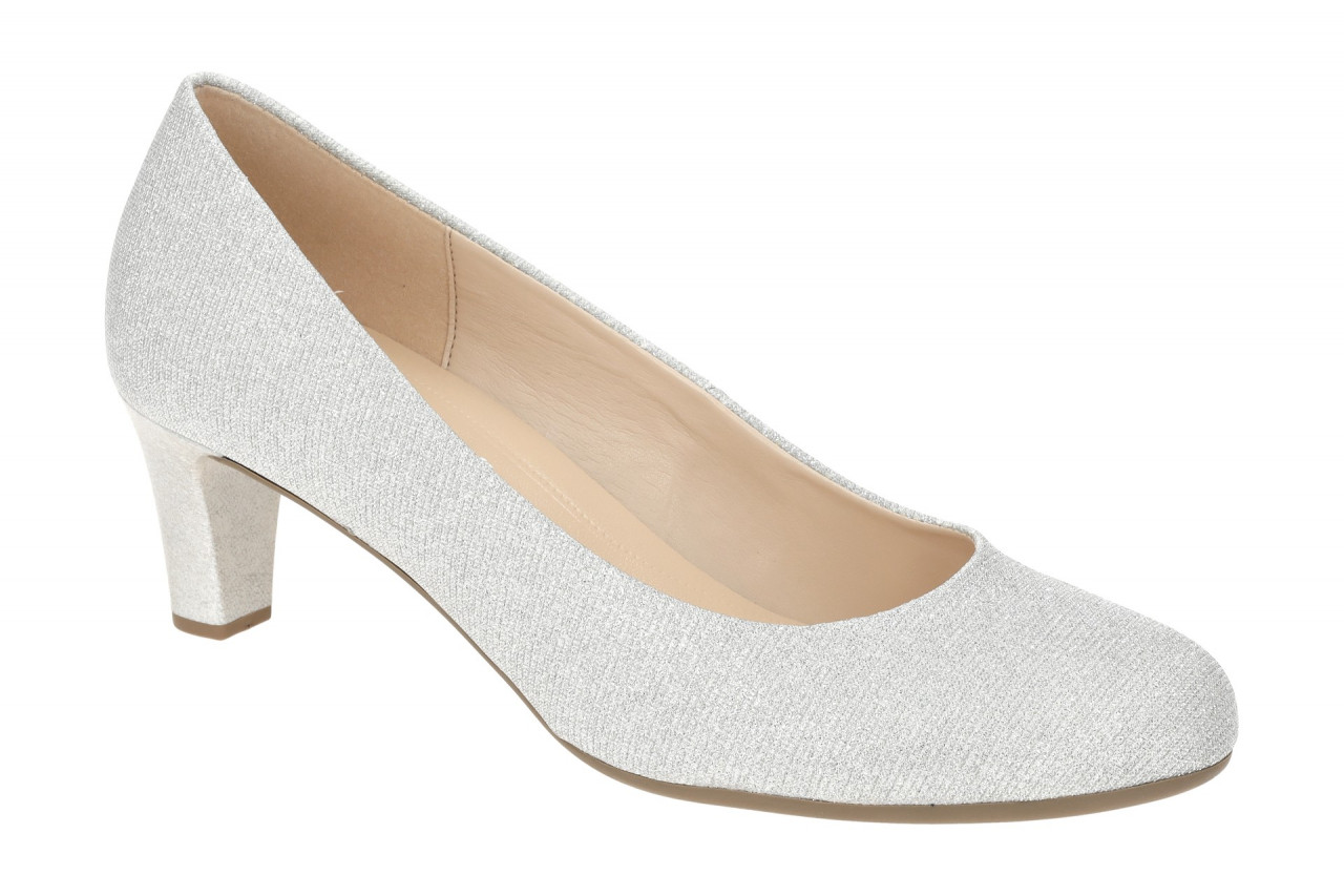 Gabor 01.400 Silber Damenschuhe Pumps Metallic Glitzer Absatzh?he 5cm 1 Gabor 01.400 Silber Damenschuhe Pumps Metallic Glitzer Absatzh?he 5cm