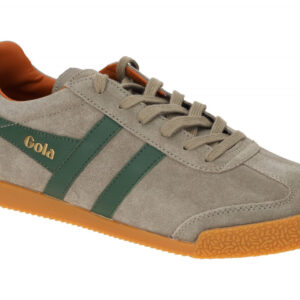 Gola CMA192FN Harrier Herren Sneaker grau/rhino/evergreen/m.orange - Echtlede...