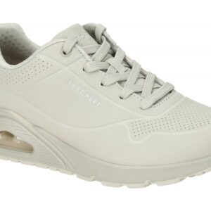 Skechers 73690 OFWT Damen sportliche Schn?r-Halbschuhe Grau-Offwhite mit Air ...