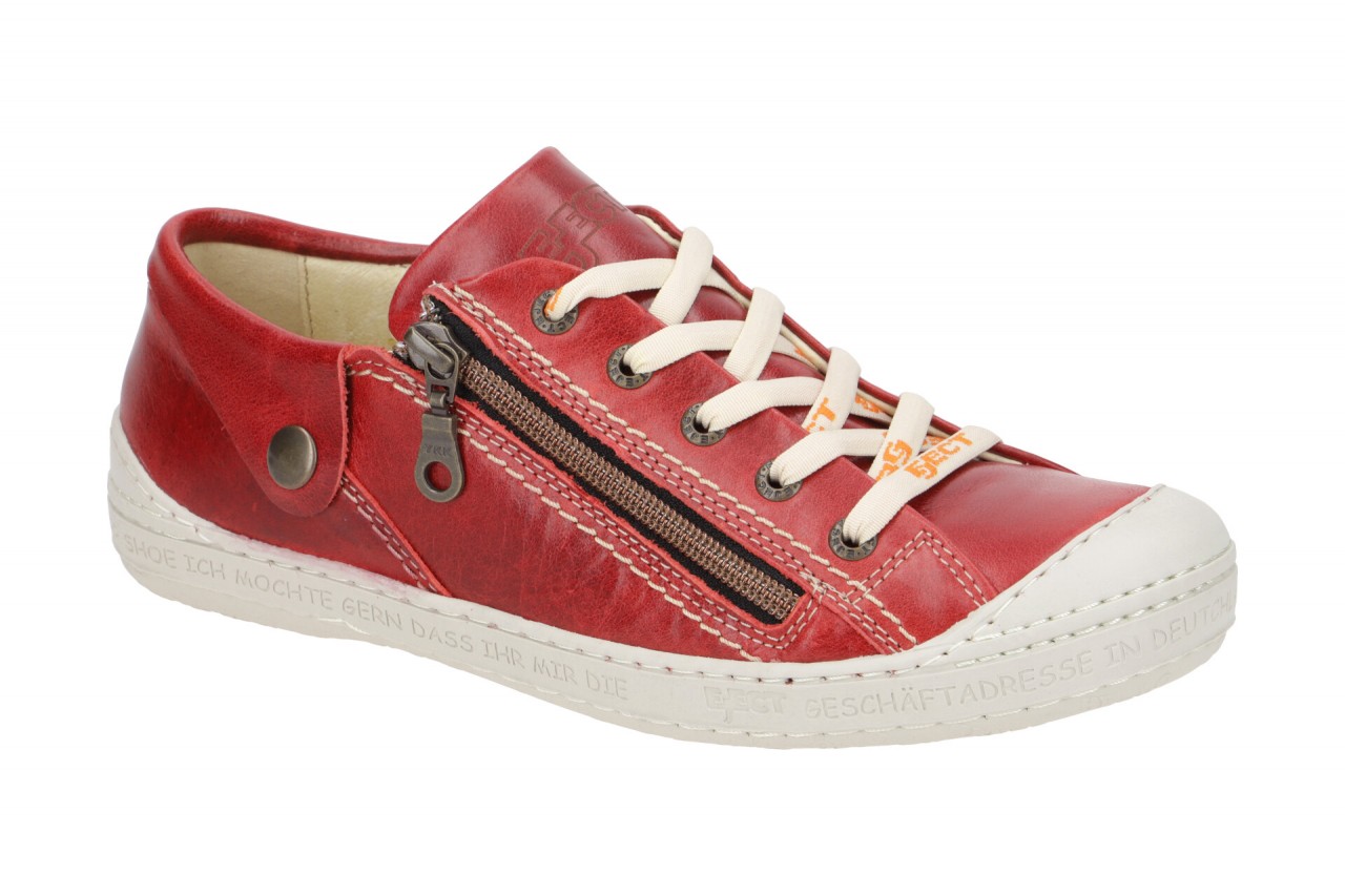 Eject 13001.010 DASS Damenschuhe Halbschuhe Sneaker Red - Echtleder - Naturge... 1 Eject 13001.010 DASS Damenschuhe Halbschuhe Sneaker Red - Echtleder - Naturge...