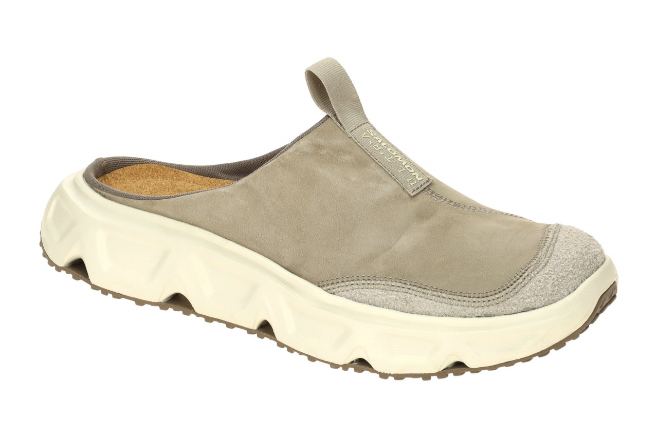 Salomon 476681 REELAX SLIDE ULTRA - UNISEX Recovery Clog Grau vintage khaki/a... 1 Salomon 476681 REELAX SLIDE ULTRA - UNISEX Recovery Clog Grau vintage khaki/a...