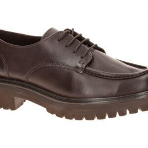 Paul Green Damenschuhe 1237-007 PG espresso Leder Schn?r-Halbschuhe Plateau M...