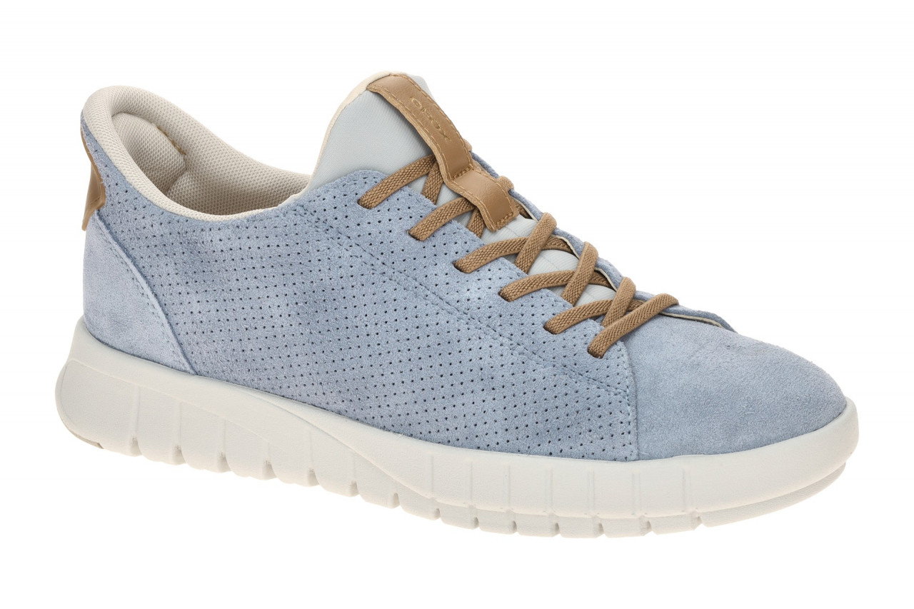 Geox D657SC 022BC C0334 FLEXTRIDE PLUS - donna Slipper Blau/Beige FASTin System 1 Geox D657SC 022BC C0334 FLEXTRIDE PLUS - donna Slipper Blau/Beige FASTin System