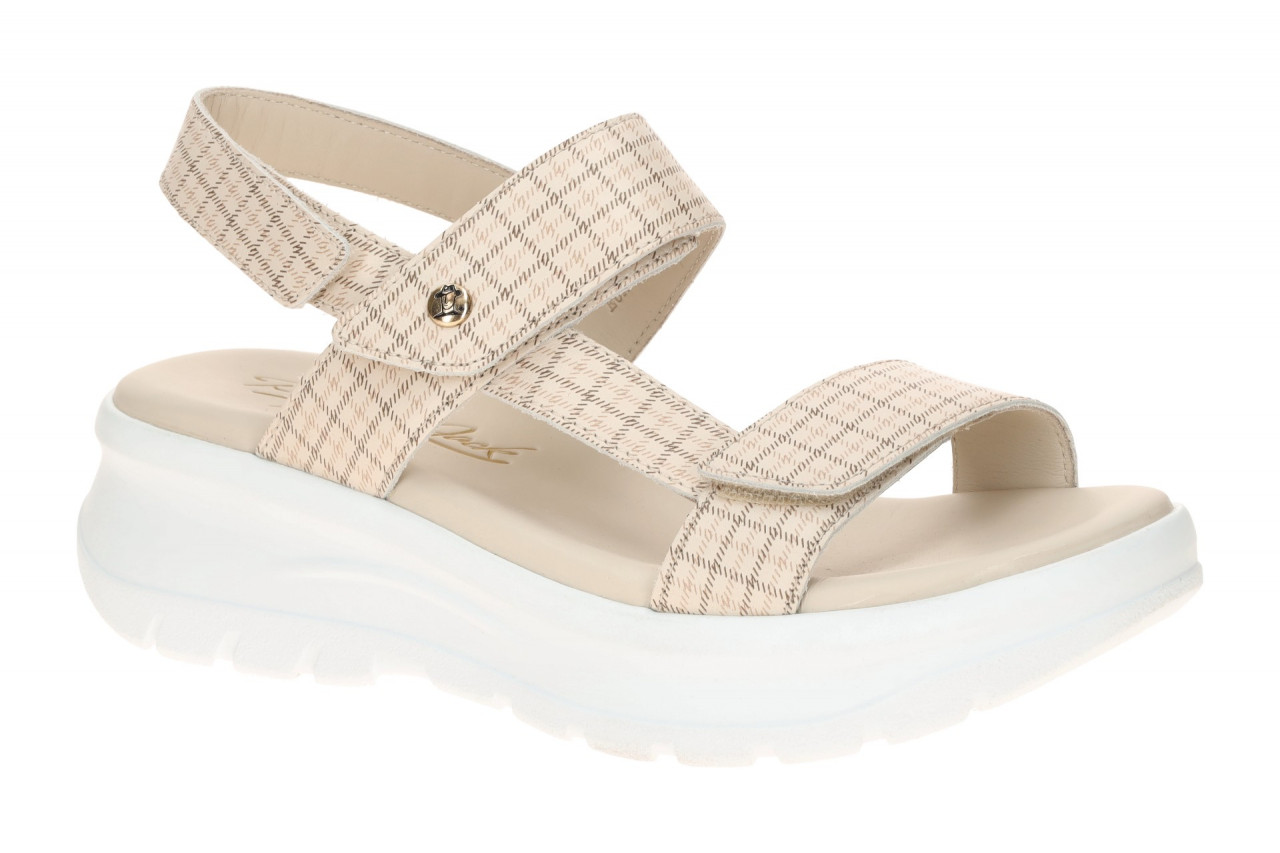 Panama Jack Sandale Noor Plaid B1 Beige Damen Plateau Klettverschluss Echtleder 1 Panama Jack Sandale Noor Plaid B1 Beige Damen Plateau Klettverschluss Echtleder
