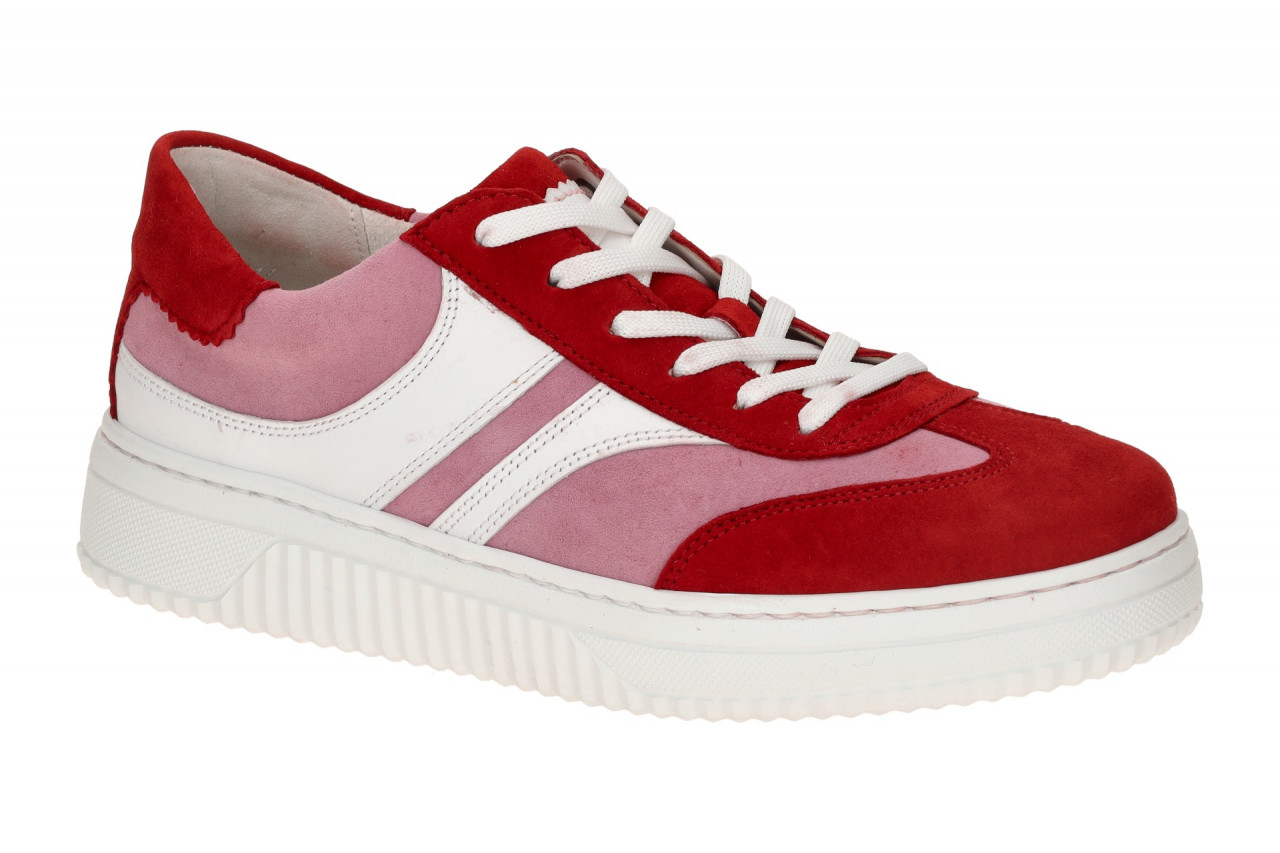 Gabor 86.406.38 Sneaker rot/softpink/fire/weiss - Echtleder - herausnehmbare ... 1 Gabor 86.406.38 Sneaker rot/softpink/fire/weiss - Echtleder - herausnehmbare ...