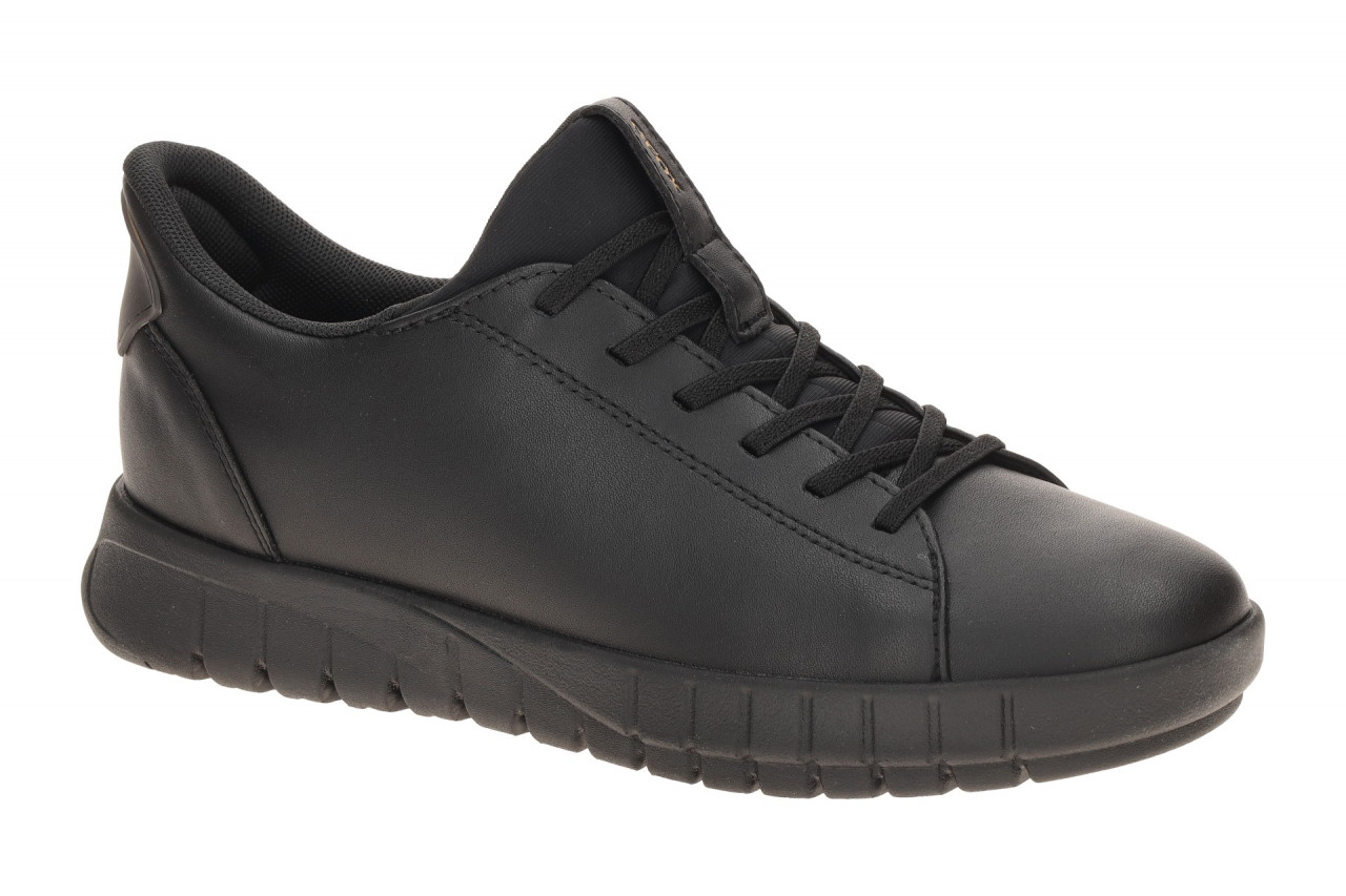 Geox D657SC FLEXTRIDE PLUS Damen Sportliche Slipper Schwarz Uni - Black 1 Geox D657SC FLEXTRIDE PLUS Damen Sportliche Slipper Schwarz Uni - Black