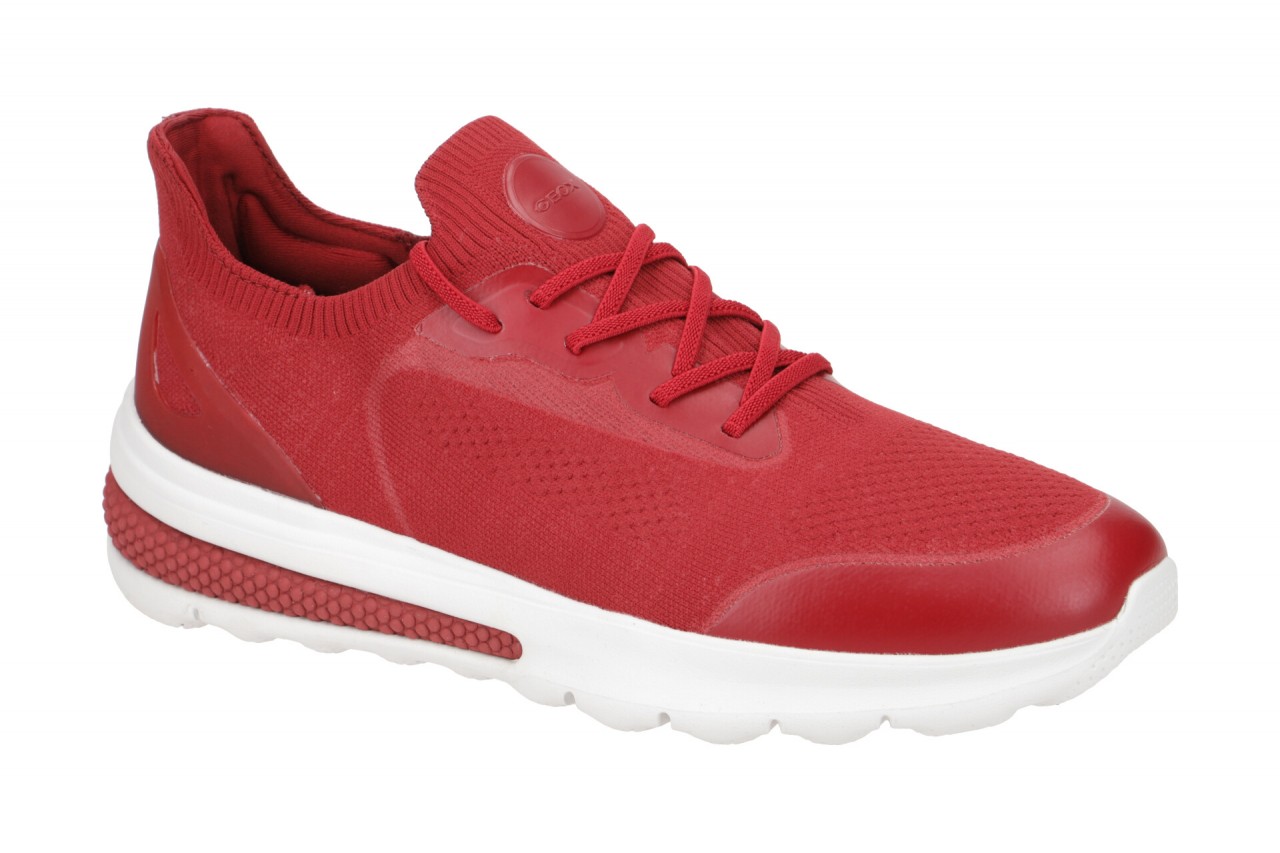 Geox U35BAA 0006K C7004 Herrenschuhe rot dk red sportliche Slipper Memory Foam 1 Geox U35BAA 0006K C7004 Herrenschuhe rot dk red sportliche Slipper Memory Foam