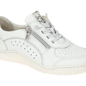 Waldl?ufer Damen Halbschuhe wei?/silber K-MILENA 612005 bequem flexibel normal