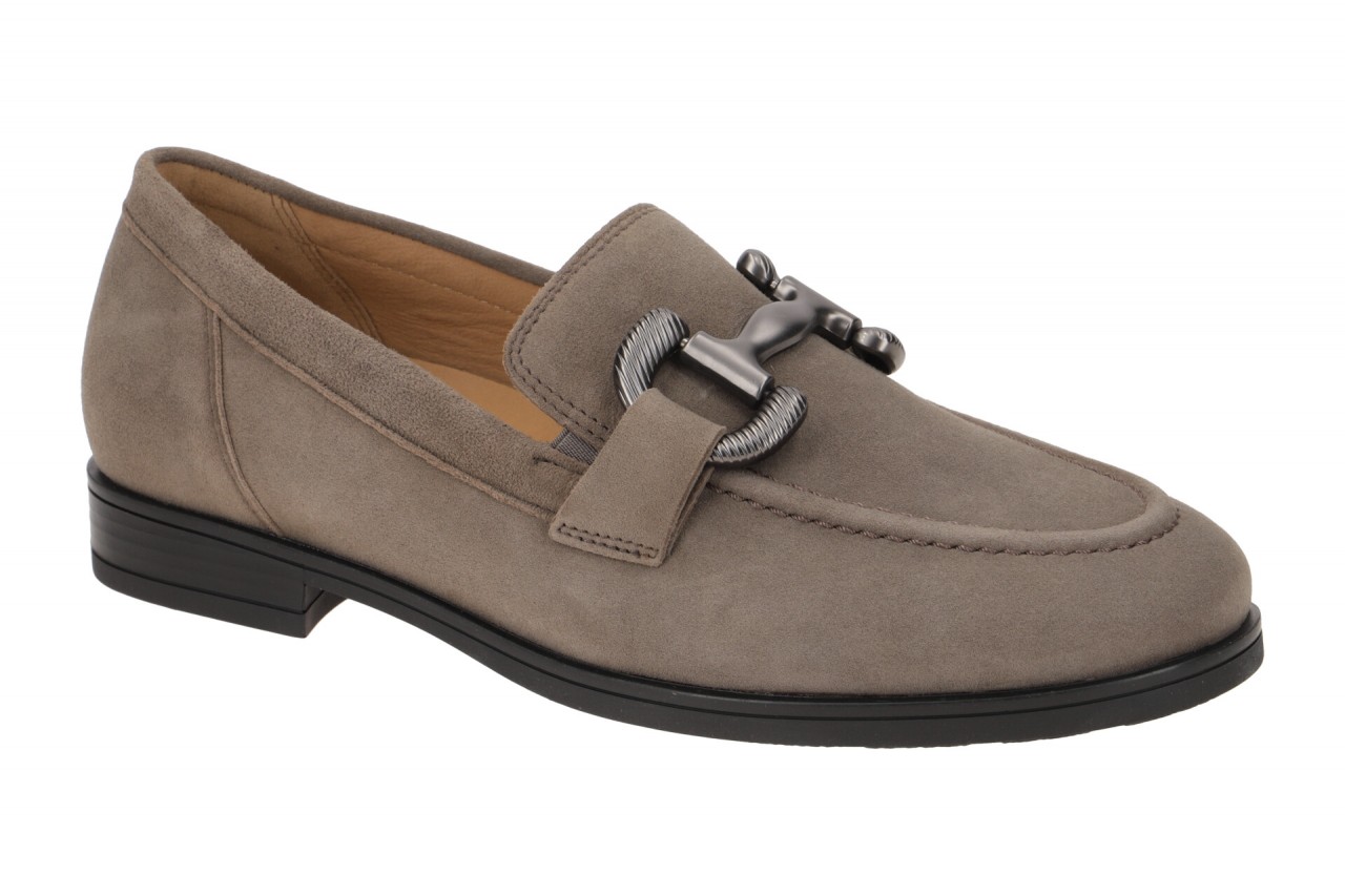 Gabor 32.422.20 FLORENZ Damenschuhe grau Slipper Velour Gummisohle 1 Gabor 32.422.20 FLORENZ Damenschuhe grau Slipper Velour Gummisohle