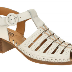Pikolinos W9G-1577 nata ROMANA Damen Sandalette wei?, Echtleder, flexibel Gum...
