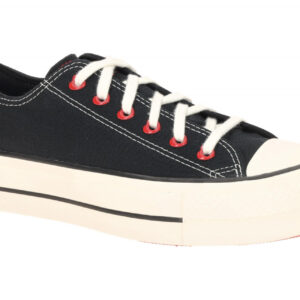 Converse A19059C CTAS_Lift_OX Damen Plateau Sneaker Schwarz/Wei?/Rot 3.5cm - ...