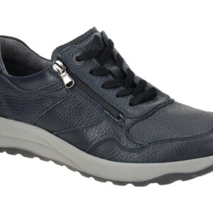 Waldl?ufer 662002 K-JOHN Herren Halbschuhe blau Notte Hirschleder rutschfest