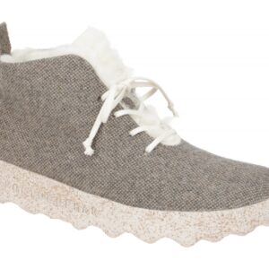 Asportuguesas 18136 Damen Winterstiefelette Grau-brown Wollfutter rund G Weite