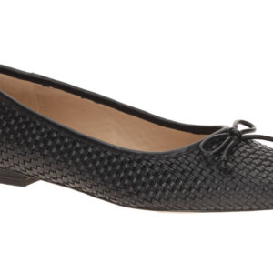 Peter Kaiser Damen Ballerinas 9-72182-46 Schwarz - black eckige Form Echtleder