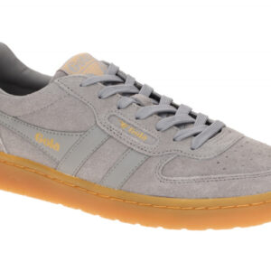 Gola CLB571LG Hawk Suede 86 Trainer Damen Sneaker Grau Cement/Gum