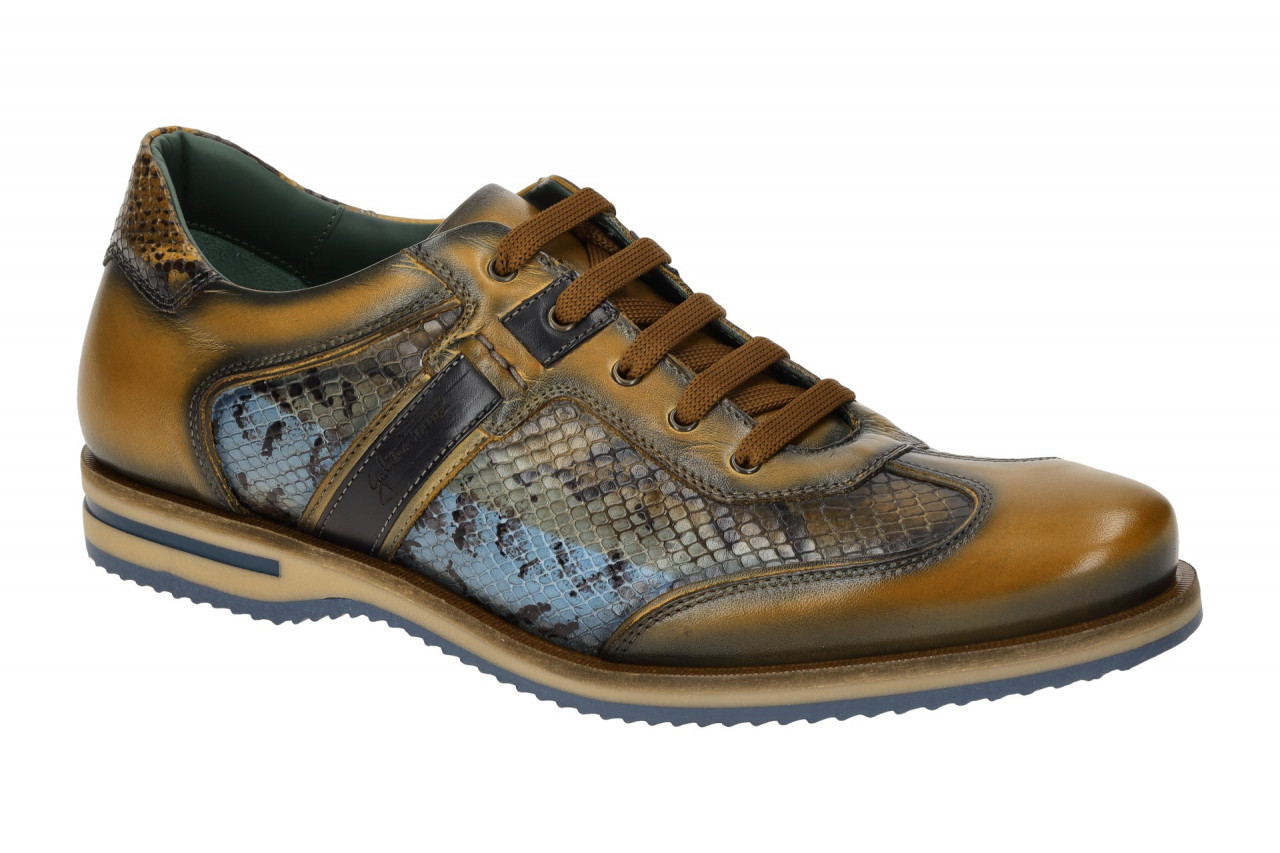 Galizio Torresi Herrenschuhe 312938 in Braun - mais / blu / multicolor - eleg... 1 Galizio Torresi Herrenschuhe 312938 in Braun - mais / blu / multicolor - eleg...