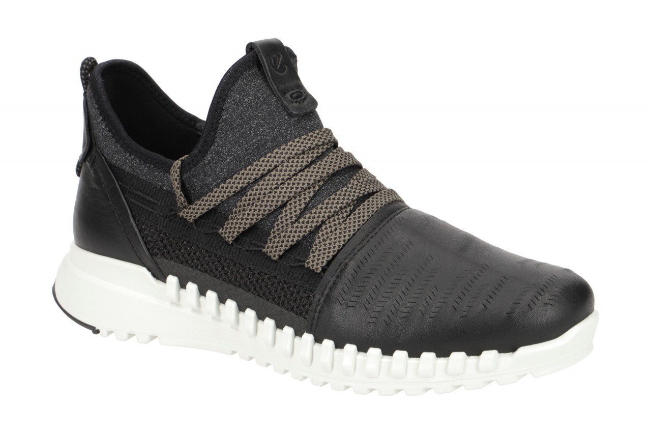 Ecco ZIPFLEX 80374301001 Damen Sneaker Schwarz - Sportliche Halbschuhe 1 Ecco ZIPFLEX 80374301001 Damen Sneaker Schwarz - Sportliche Halbschuhe