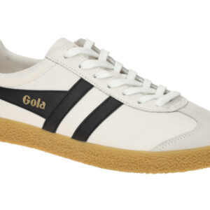 Gola CMB739WB Medallist Leather Herren Sneaker wei?/schwarz/gr?n Gummi Sohle
