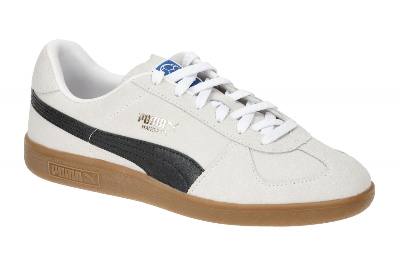 Puma 106695 03 Herren Sportschuhe HANDBALL Grau puma white/puma black Echtleder 1 Puma 106695 03 Herren Sportschuhe HANDBALL Grau puma white/puma black Echtleder
