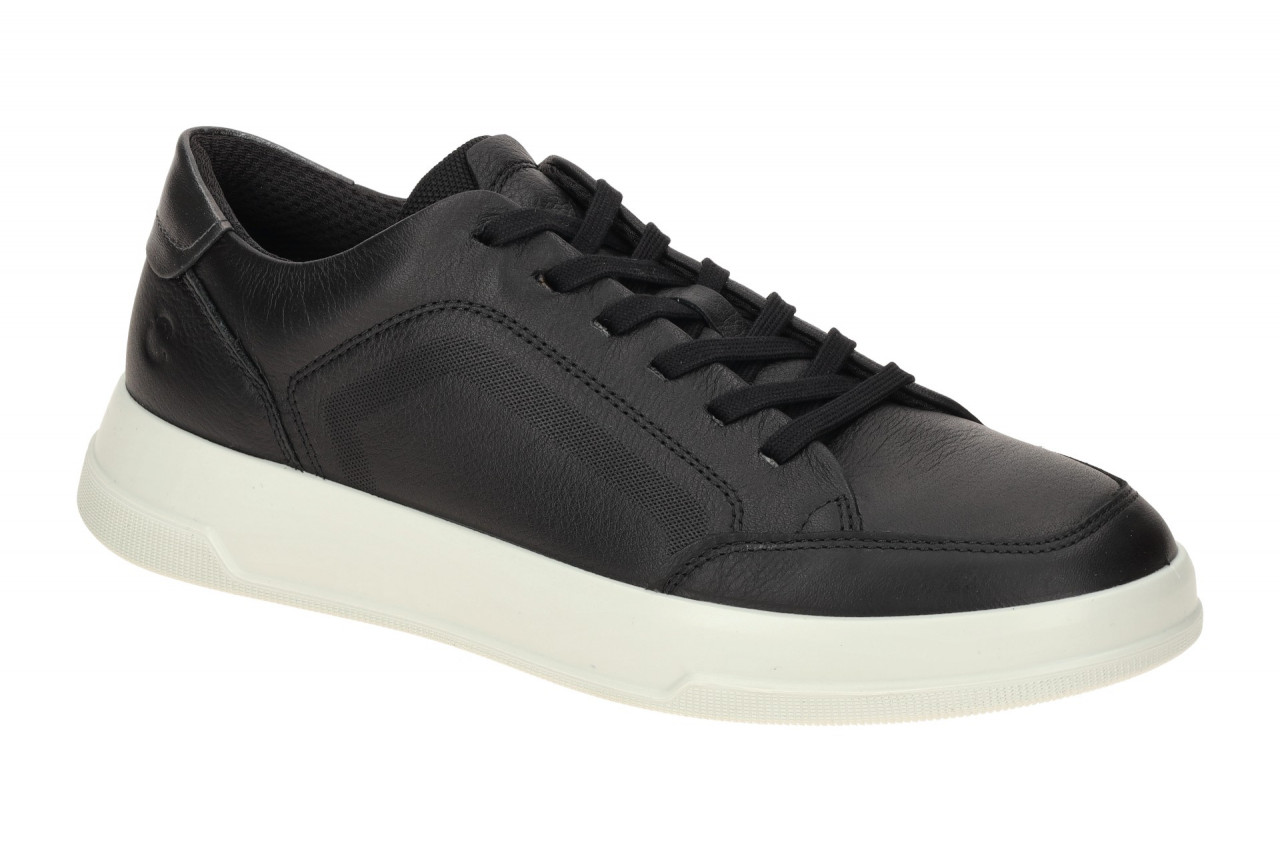 Ecco 223803 MOVE - WOMEN LACE UP Damenschuhe Schwarz Silver Foil 1 Ecco 223803 MOVE - WOMEN LACE UP Damenschuhe Schwarz Silver Foil