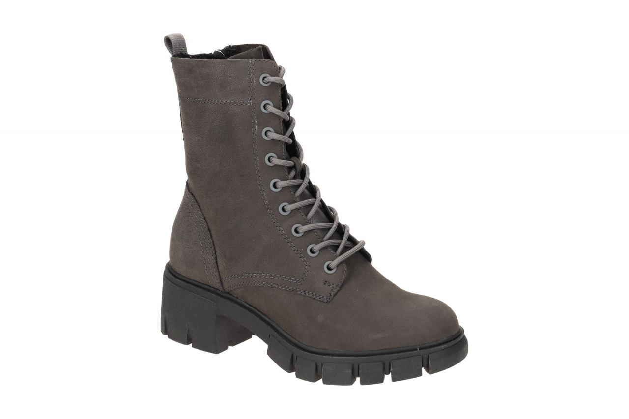 Tamaris 1-25272-41 Damen Stiefeletten in Dunkelgrau - bequeme Lace Up Boots 1 Tamaris 1-25272-41 Damen Stiefeletten in Dunkelgrau - bequeme Lace Up Boots
