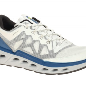Ecco 850314 Herrenschuhe in Wei?/Federal Blue - Atmungsaktive Sportschuhe mit...