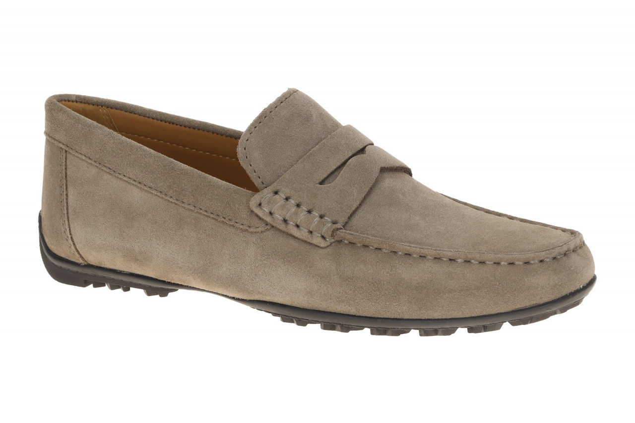 Geox U35CFB 00020 C6029 Herren Mokassins taupe grau, atmungsaktiv, rutschfest 1 Geox U35CFB 00020 C6029 Herren Mokassins taupe grau, atmungsaktiv, rutschfest