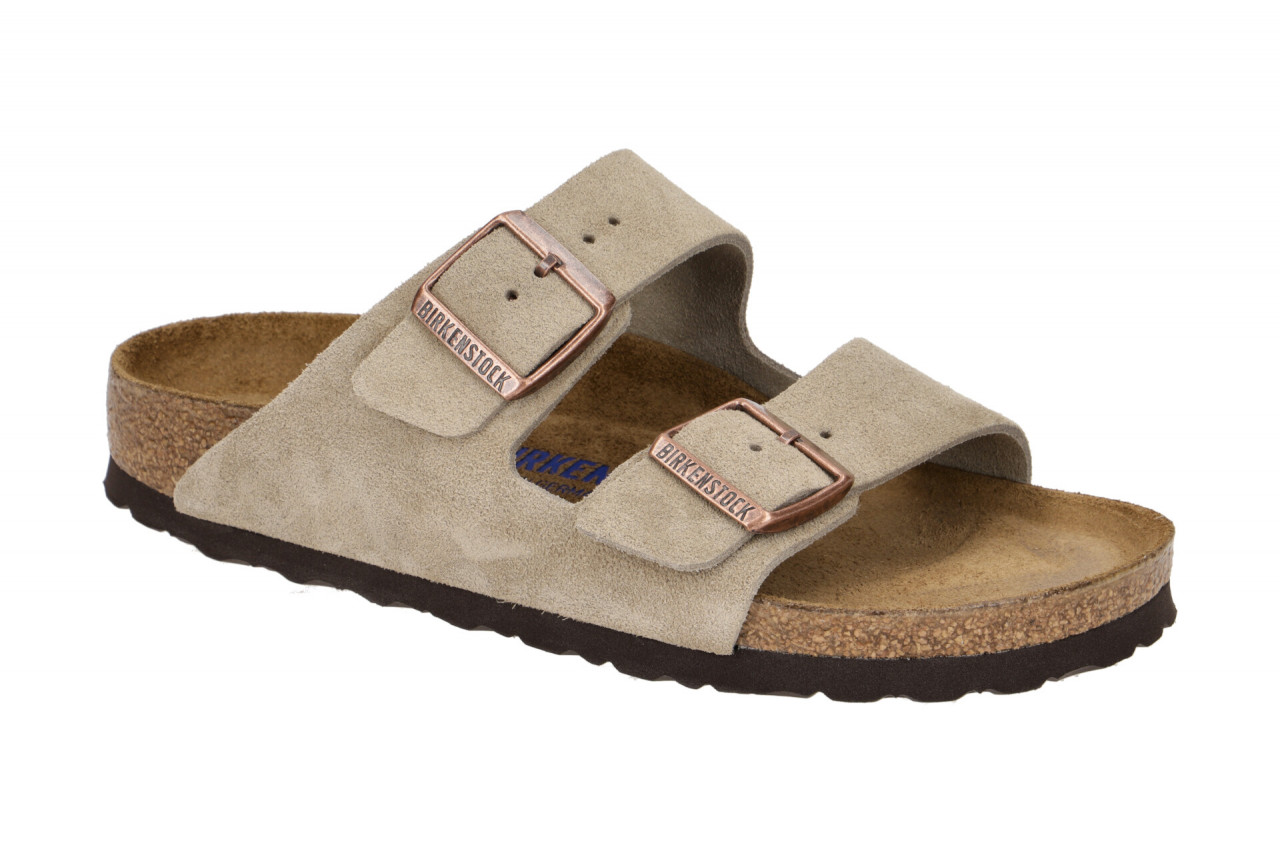 Birkenstock 951301 ARIZONA BS Herren Pantolette in Braun taupe 1 Birkenstock 951301 ARIZONA BS Herren Pantolette in Braun taupe