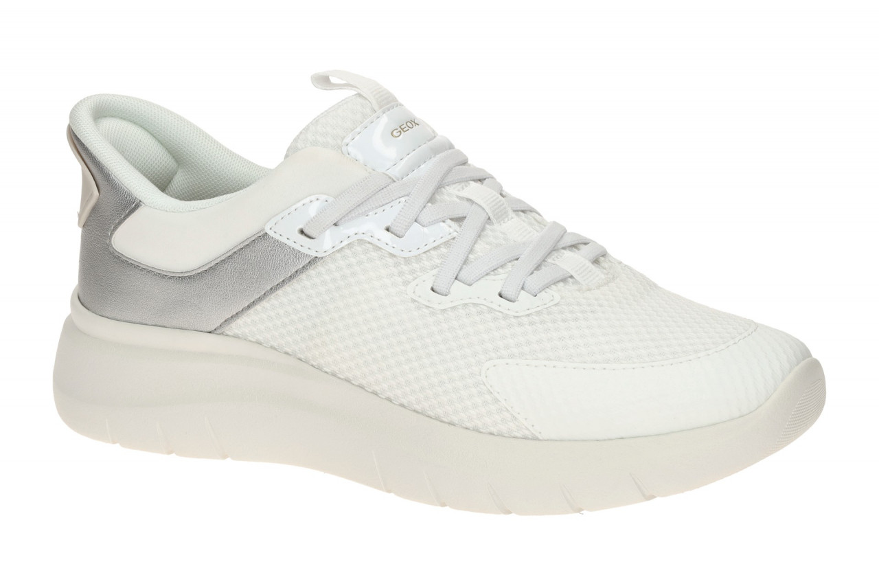 Geox D670JB PLUMMERY PLUS - donna Damenschuhe wei?/silber FASTin System 1 Geox D670JB PLUMMERY PLUS - donna Damenschuhe wei?/silber FASTin System
