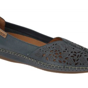 Pikolinos 578-4976CP Blue JEREZ Damen Slipper Echtleder blau bequem Gummi Lau...