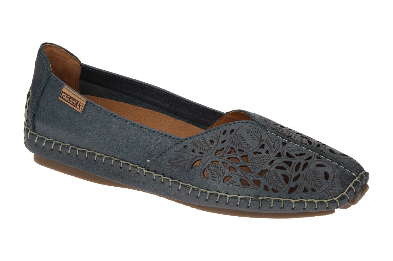 Pikolinos 578-4976CP Blue JEREZ Damen Slipper Echtleder blau bequem Gummi Lau... 1 Pikolinos 578-4976CP Blue JEREZ Damen Slipper Echtleder blau bequem Gummi Lau...
