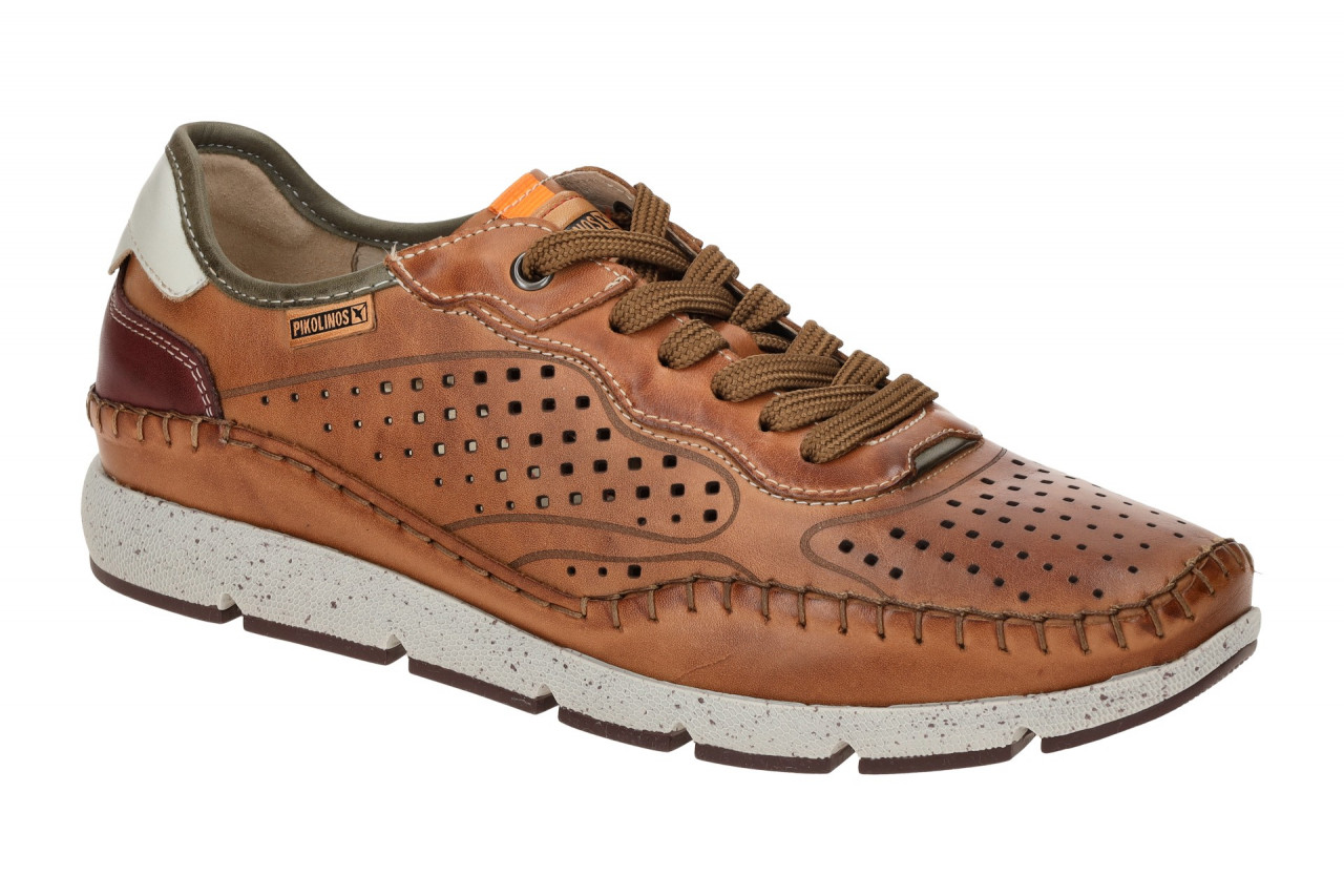 Pikolinos M4U-6276C1 Herrenschuhe braun brandy bequeme Schn?r Halbschuhe 1 Pikolinos M4U-6276C1 Herrenschuhe braun brandy bequeme Schn?r Halbschuhe