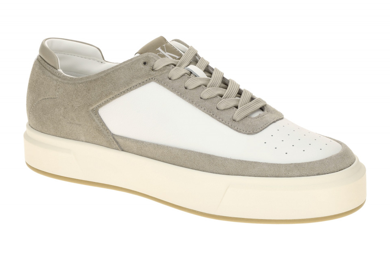 Calvin Klein Herrenschuhe YM01354 0K6 bright white/light taupe Oxford Sneaker 1 Calvin Klein Herrenschuhe YM01354 0K6 bright white/light taupe Oxford Sneaker