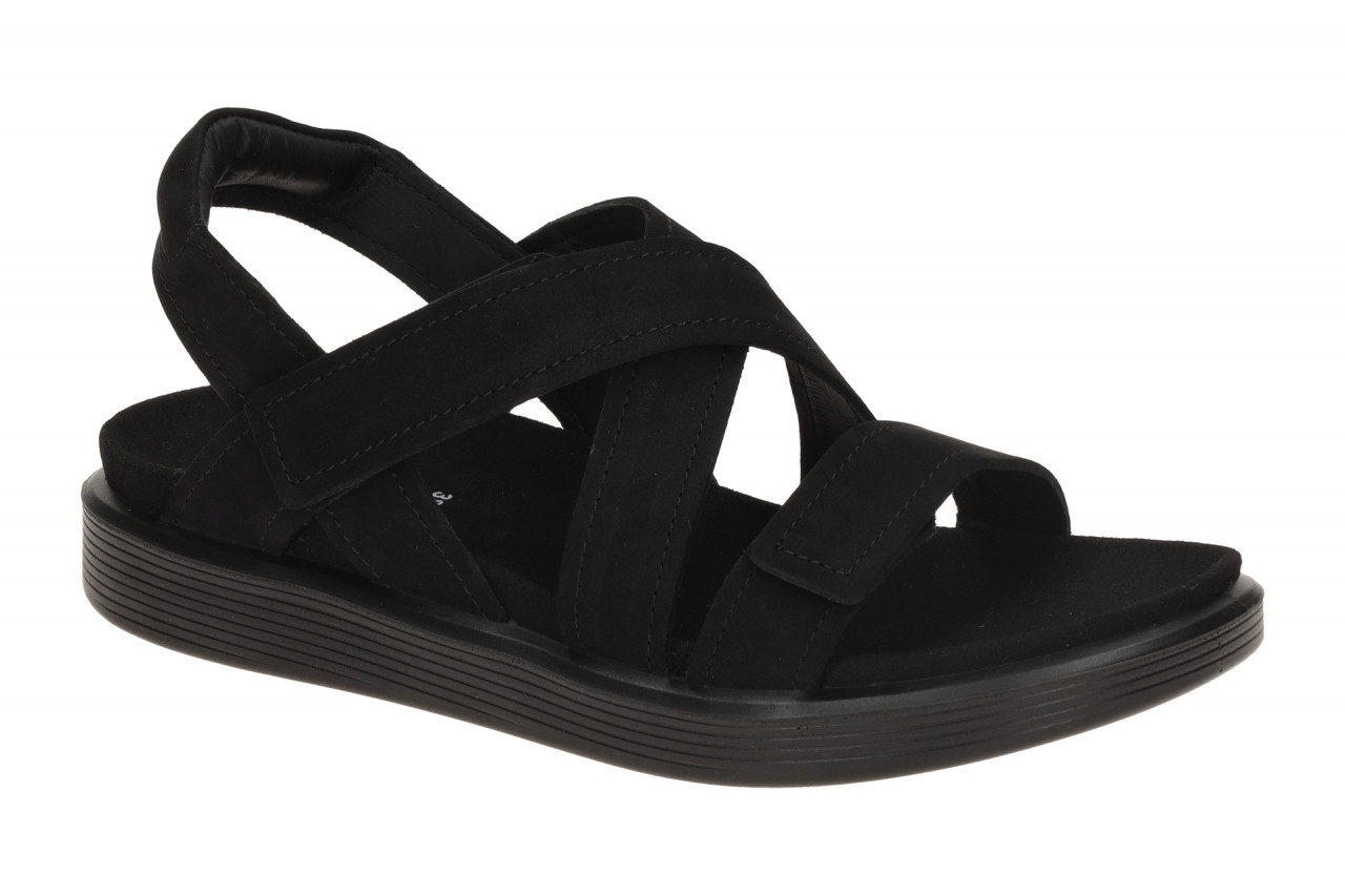 Ecco 23881302001 Black Damen Sandalette Kreuzriemen Echtleder-Nubuck 1 Ecco 23881302001 Black Damen Sandalette Kreuzriemen Echtleder-Nubuck