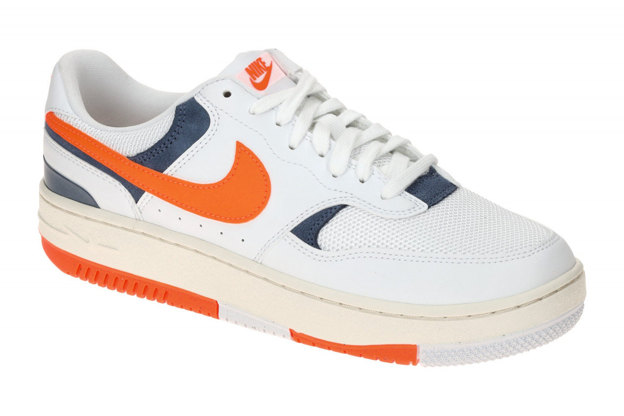NIKE HJ5997 100 GAMMA FORCE Damen Sneaker Wei?/Total Orange Bequemes Textil-I... 1 NIKE HJ5997 100 GAMMA FORCE Damen Sneaker Wei?/Total Orange Bequemes Textil-I...
