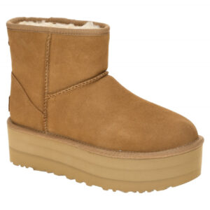 UGG 1134991 CHE Classic Mini Platform Damen Winterstiefel chestnut Echtleder ...