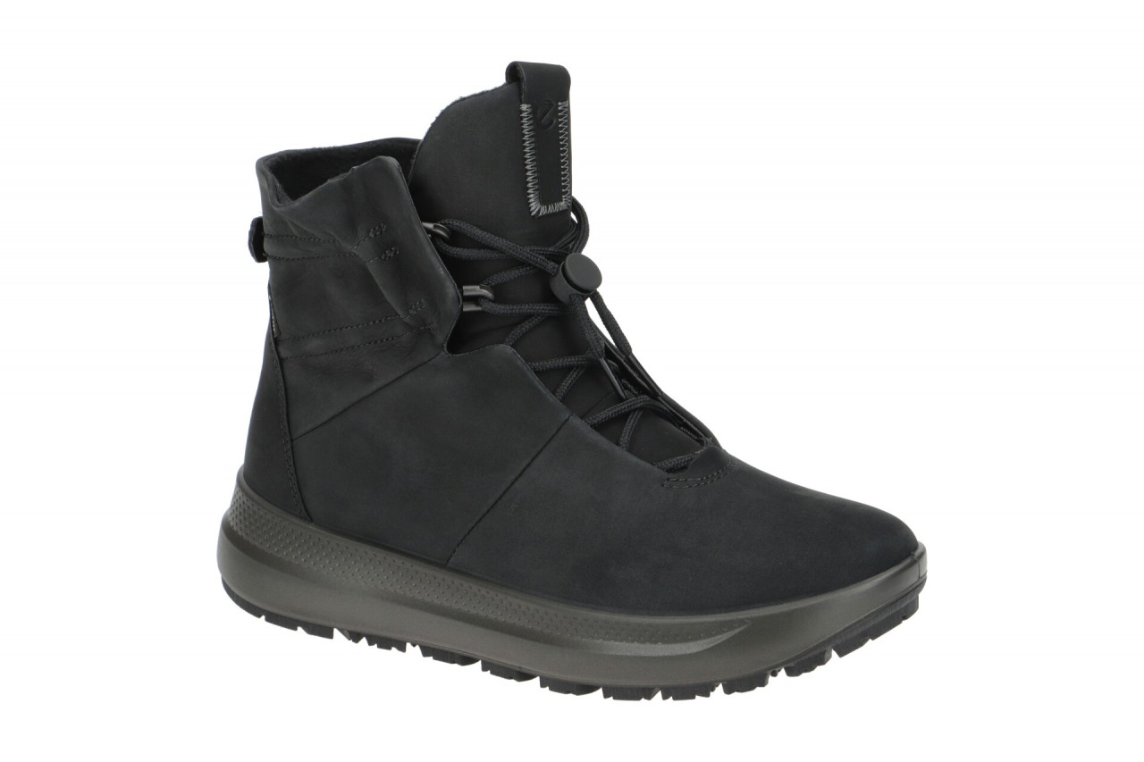 Ecco SOLICE 42011301001 Damen Winterstiefeletten Schwarz Gore-Tex wasserdicht 1 Ecco SOLICE 42011301001 Damen Winterstiefeletten Schwarz Gore-Tex wasserdicht