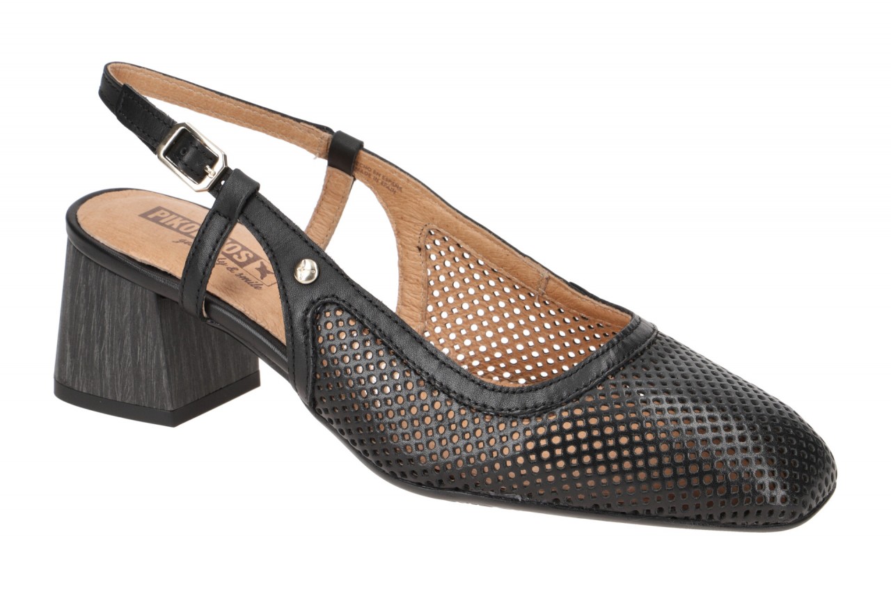 Pikolinos W9P-5738 black MURCIA Sling Pumps Schwarz Echtleder Blockabsatz 1 Pikolinos W9P-5738 black MURCIA Sling Pumps Schwarz Echtleder Blockabsatz