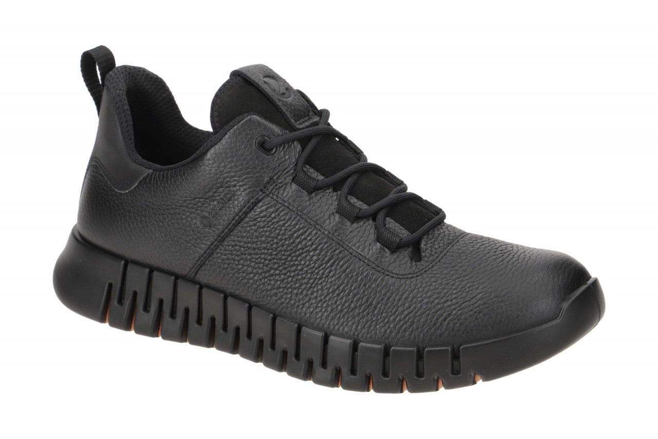 Ecco 52522401001 Gruuv Men's GTX Halbschuhe Schwarz Reflective Fersenkappe 1 Ecco 52522401001 Gruuv Men's GTX Halbschuhe Schwarz Reflective Fersenkappe