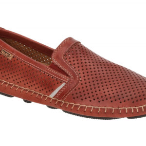 Pikolinos 09Z-3100 JEREZ Herren Slipper sandia - dunkelrot + grau - bequeme S...