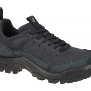 Ecco 82234451052 Offroad Schn?r Halbschuhe Herren schwarz Nubuck Gummisohle